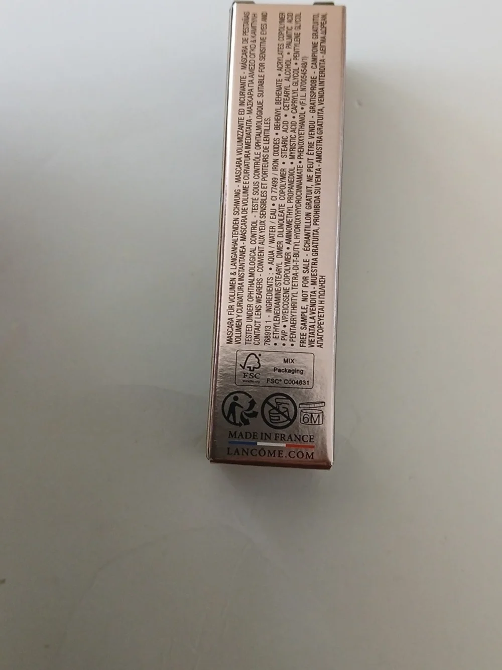 Lancôme Lash Idôle Curl Goddess Mascara – 01 DIVINE BLACK- 2ml